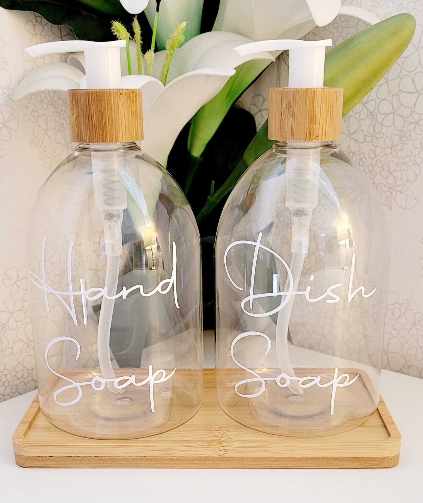 Plastic pump/spray bottles Hand Soap, Dish Soap, Anti Bac, Zoflora, Shampoo, Conditioner 500ml