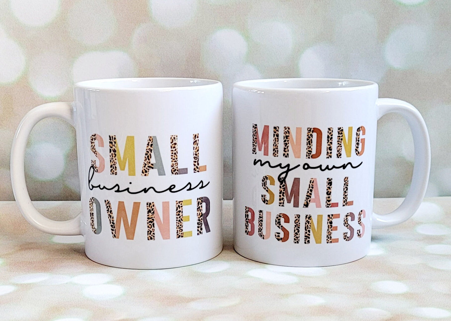 Small business owner mug and coaster, mug, business mug, sublimation mug, matching coaster, minding my business