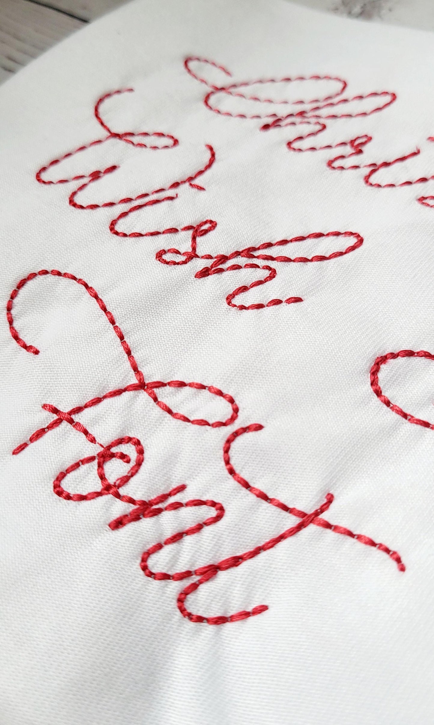 Christmas Wish Bean Native BX Font Embroidery Design, Machine Embroidery, Digital Download, Embroidery Font, Native BX Font