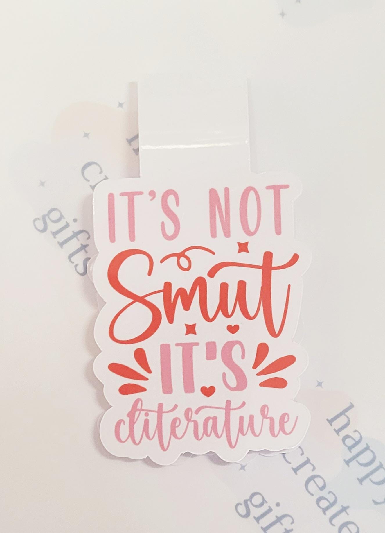 Smut Magnetic Bookmark, Fantasy Bookmark, Magnetic Page Marker, Booktok Gift, Handmade, Gift for Booklovers, Reading Gifts