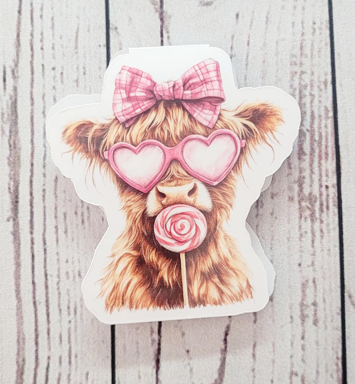 Cute Highland Cow Magnetic Bookmark, Cute Bookmark, Magnetic Page Marker, Bookish Gift, Handmade, Gift for Booklovers, Reading Gifts