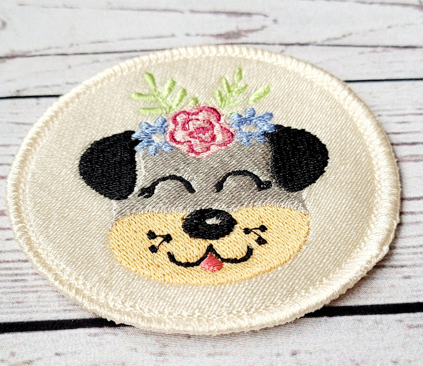 Cute Dog Iron on Patch