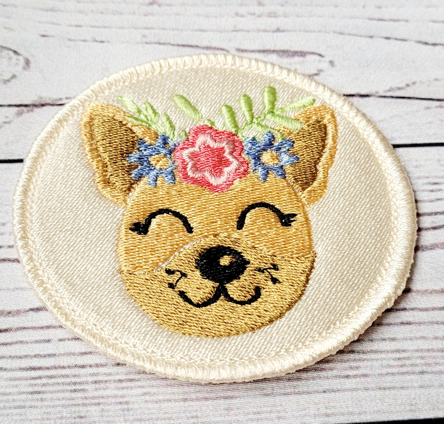 Cute Dog Iron on Patch