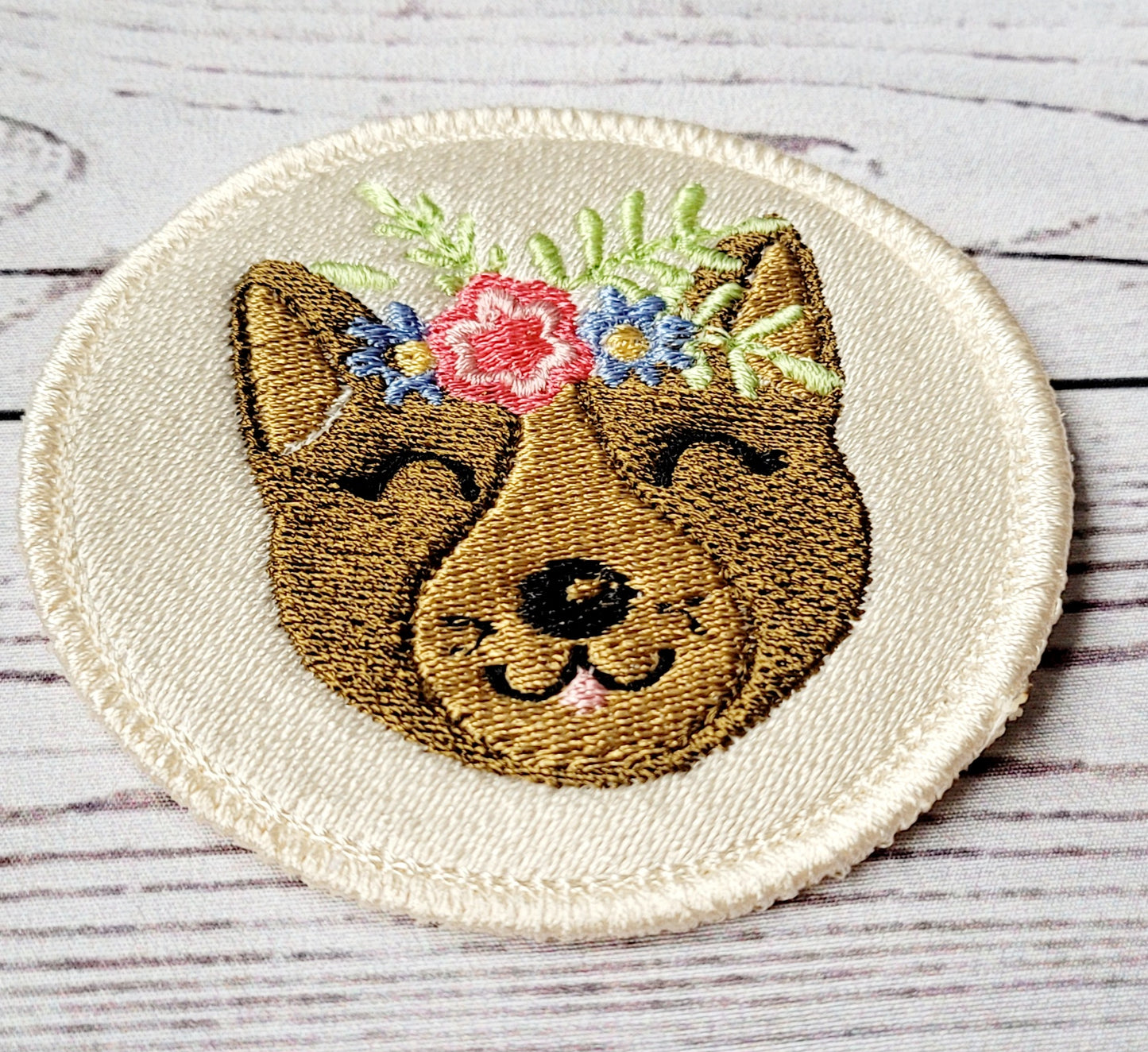 Cute Dog Iron on Patch