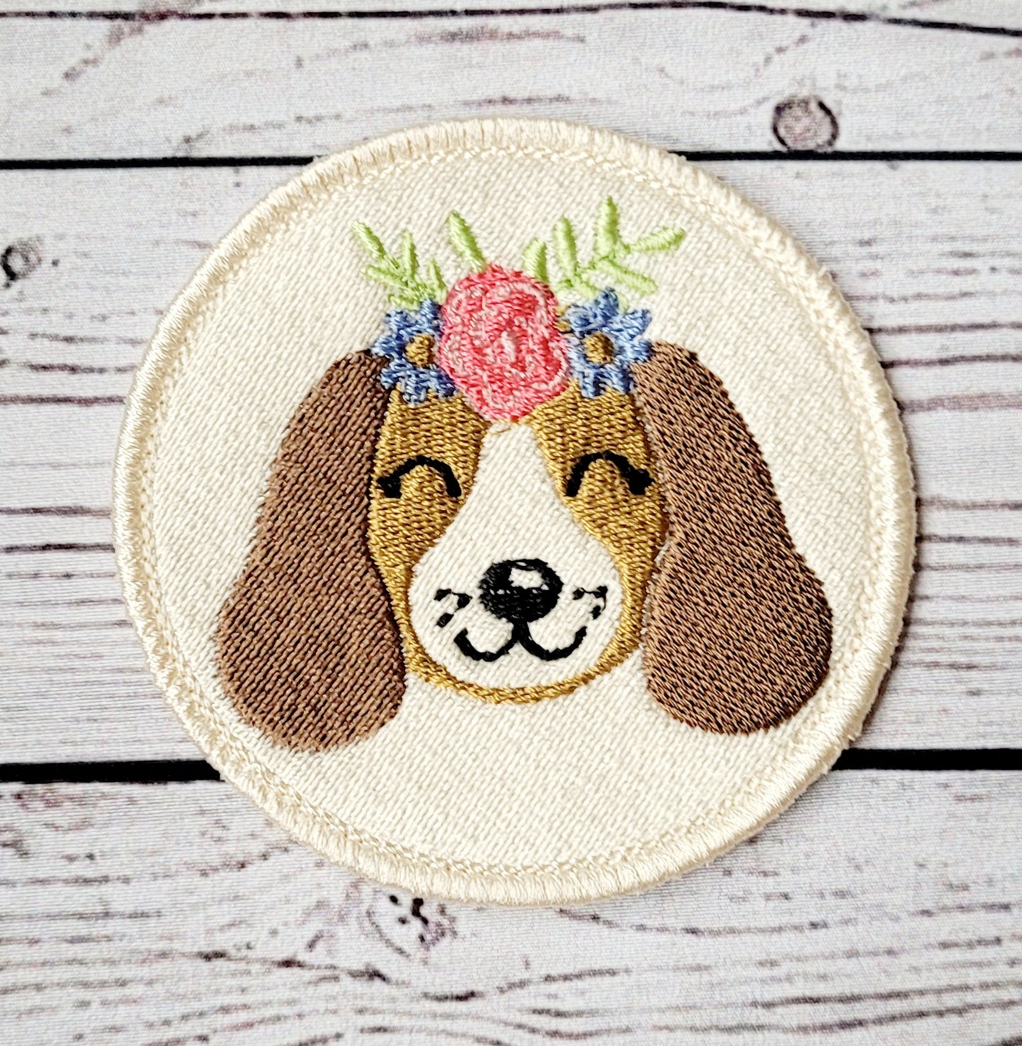 Cute Dog Iron on Patch