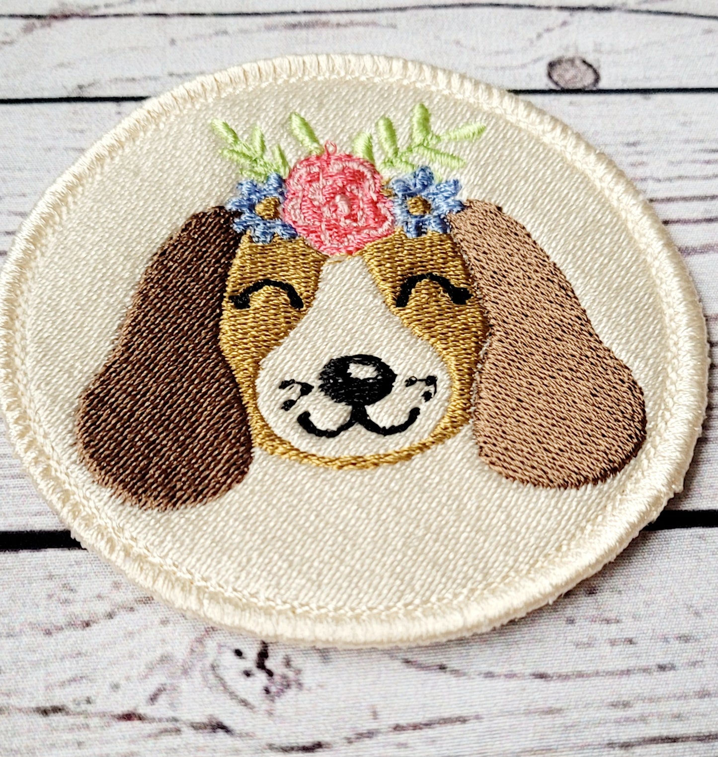 Cute Dog Iron on Patch