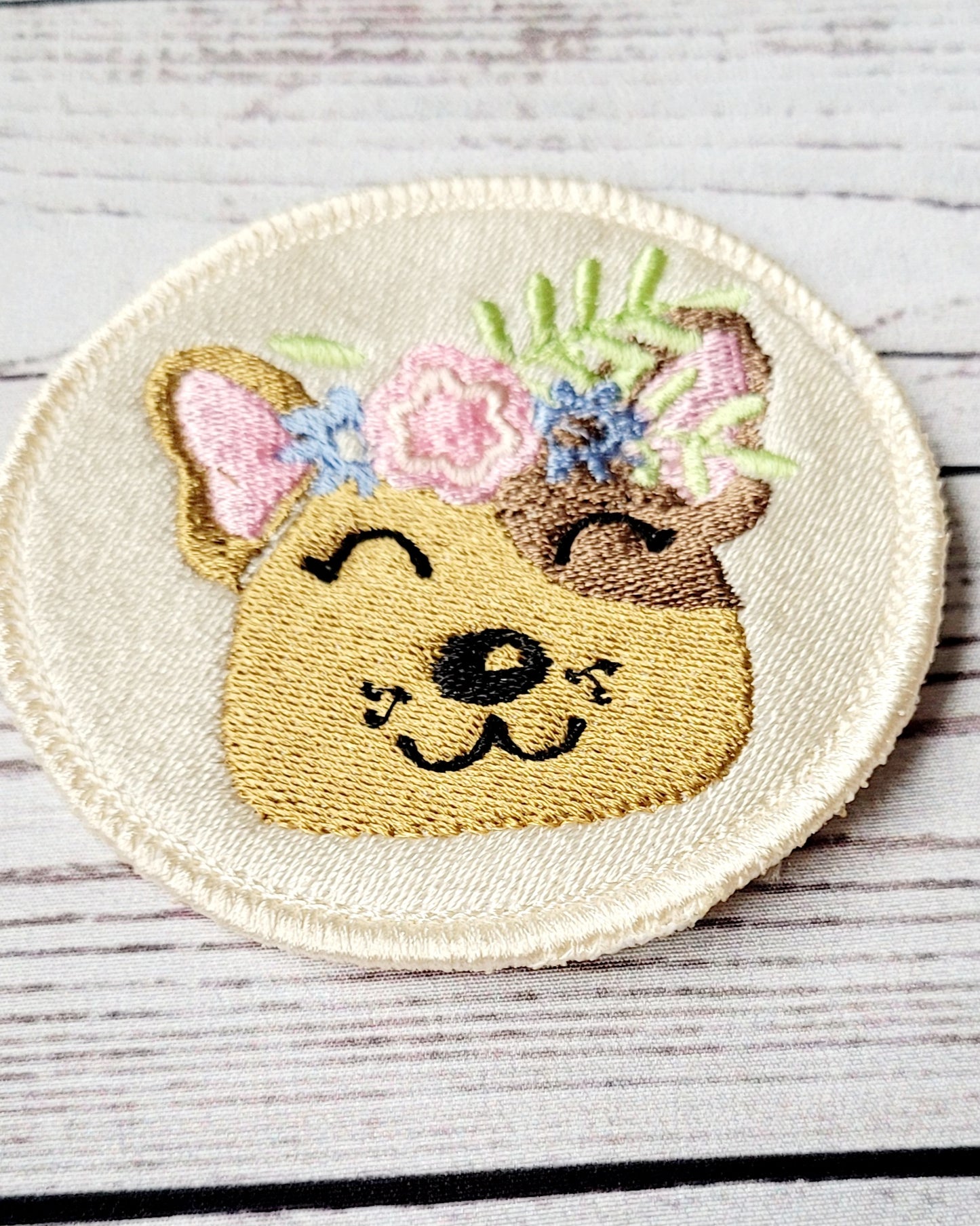 Cute Dog Iron on Patch