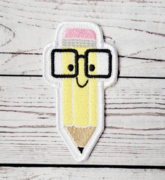 Cute Pencil Iron on Patch