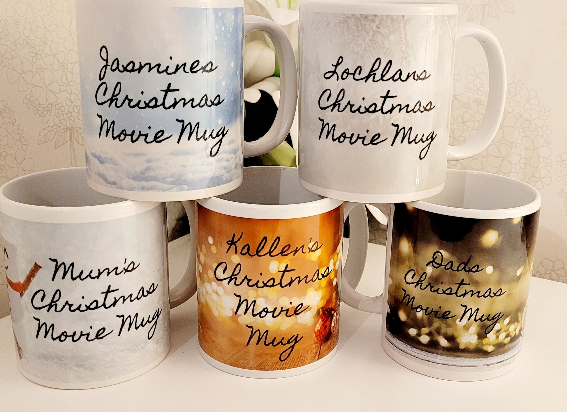 Christmas movie mug, 6 designs