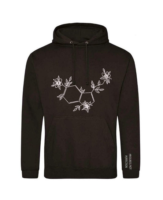 Mental Health Hoodie, Serotonin Embroidered Hoodie