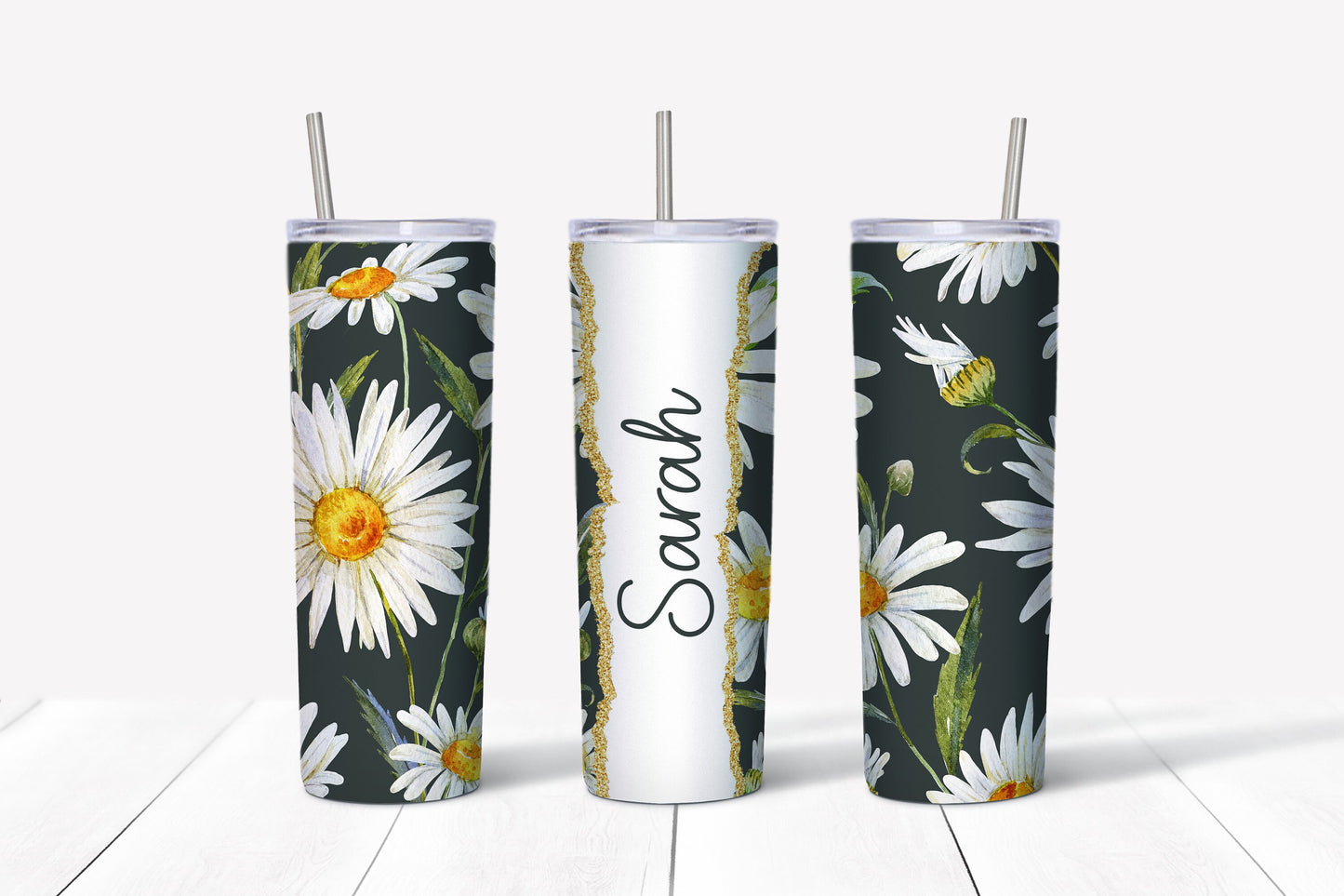 Daisy Floral 20oz Tumbler