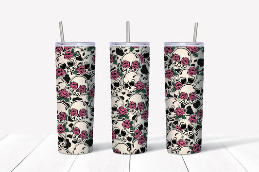 Skulls and Roses 20oz Tumbler