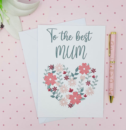 Best Mum Greeting Card