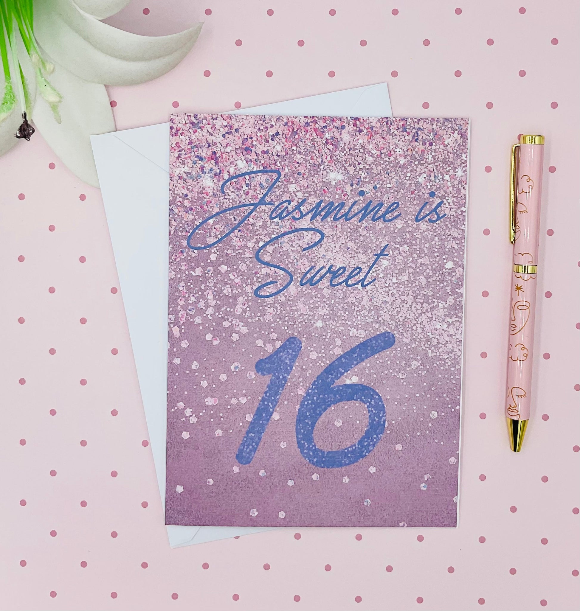 Sweet 16th Birthday Card