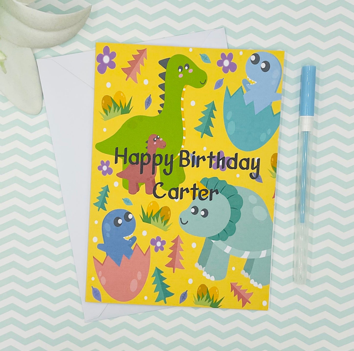 Dinosaur Birthday Card