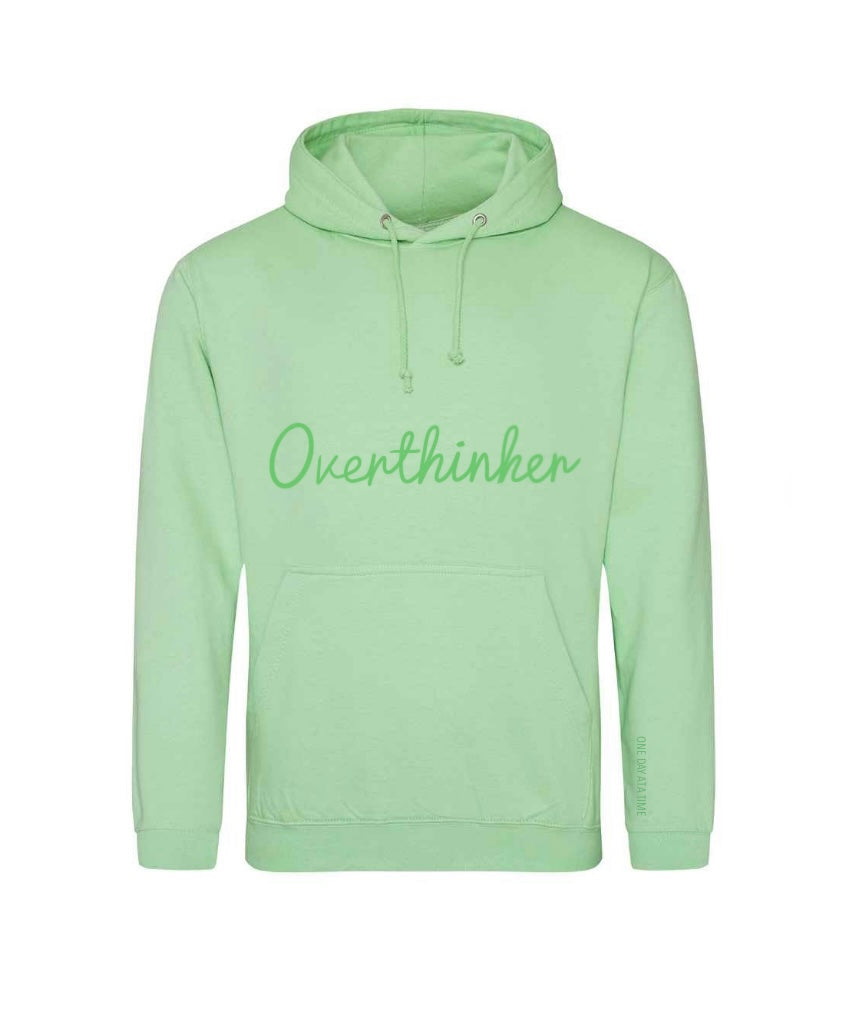 Overthinker Embroidered Mental Health Hoodie