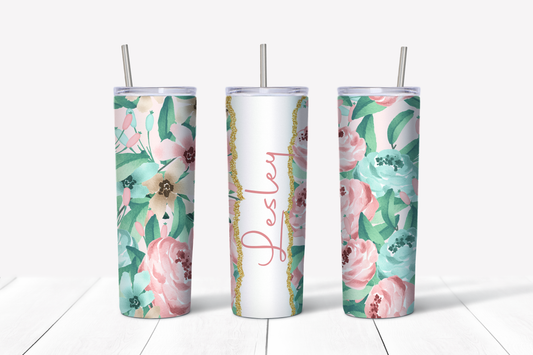 Pink Roses 20oz Tumbler