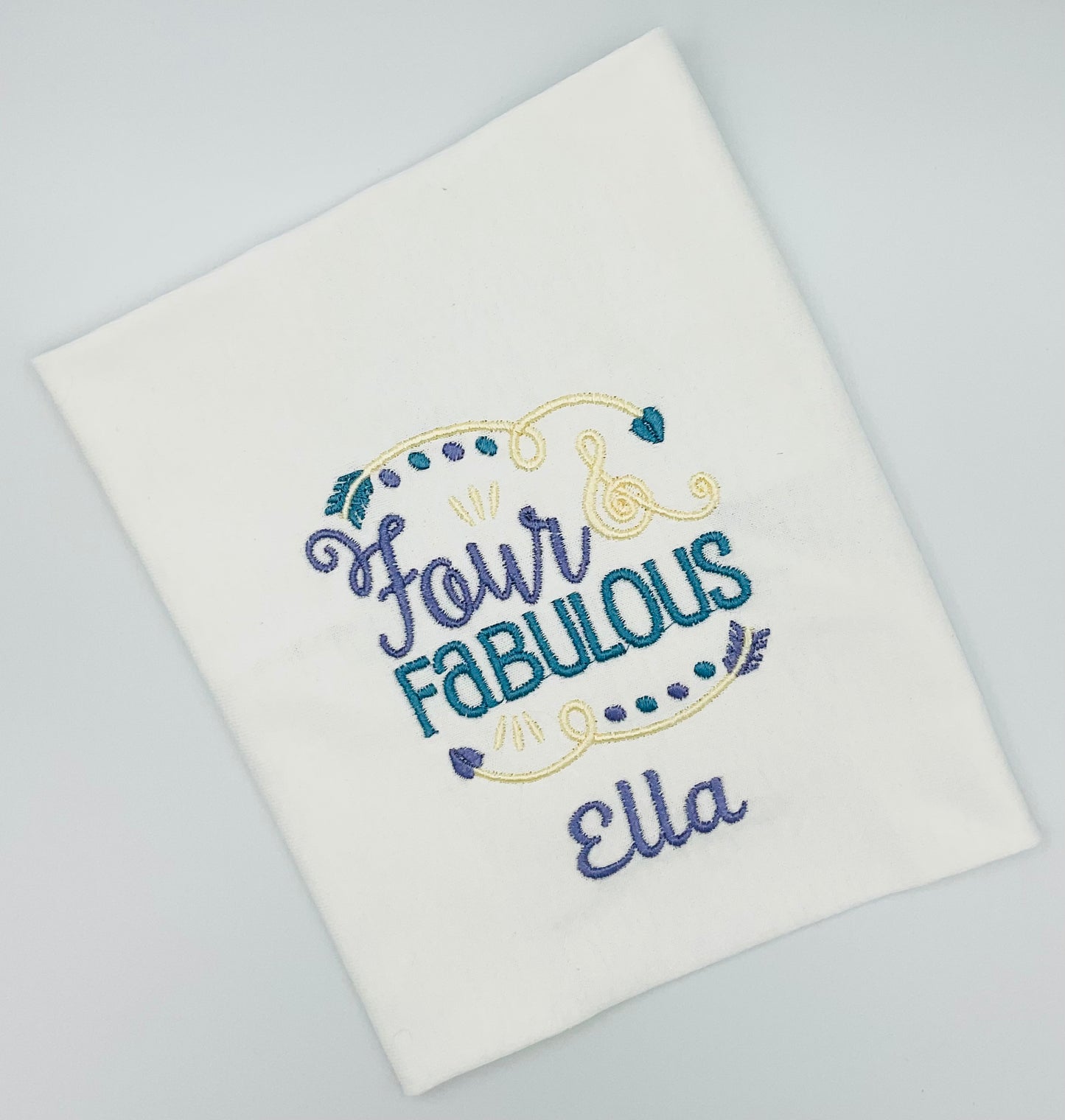 Four and Fabulous Birthday T Shirt