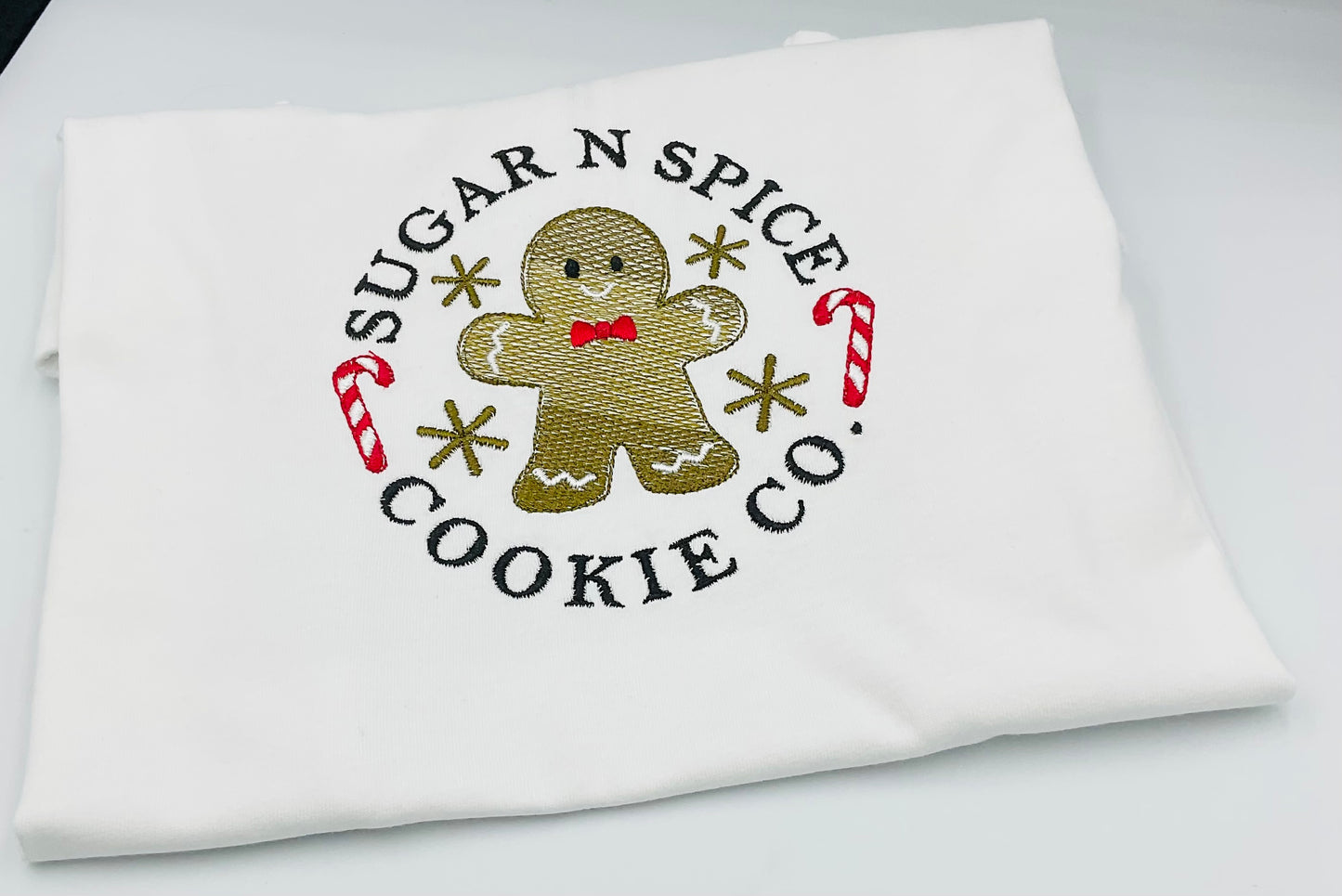 Gingerbread Man/ Cookie Embroidered Childrens T Shirt