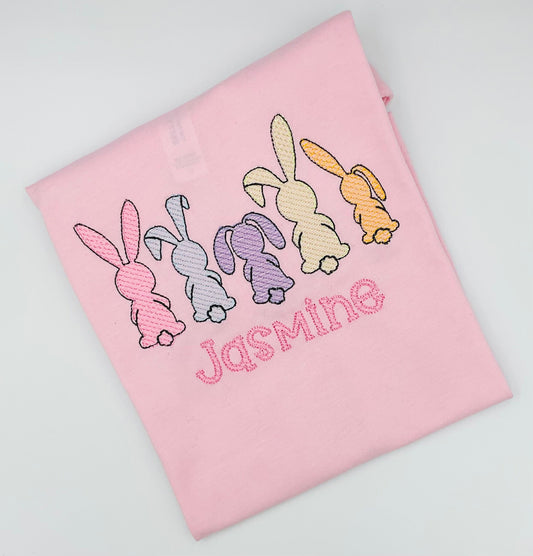 Easter Personalised Childrens T Shirt, Easter T Shirt, Bunny T Shirt, Kids T Shirt, Childrens T Shirt, Girls T Shirt