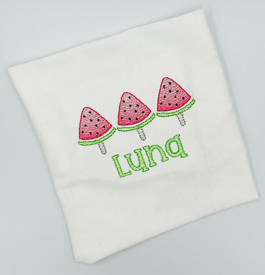 Watermelon Personalised Children's T Shirt, Kids T Shirt, Children's T Shirt, Girls T Shirt, Gift for Girls, Summer T Shirt