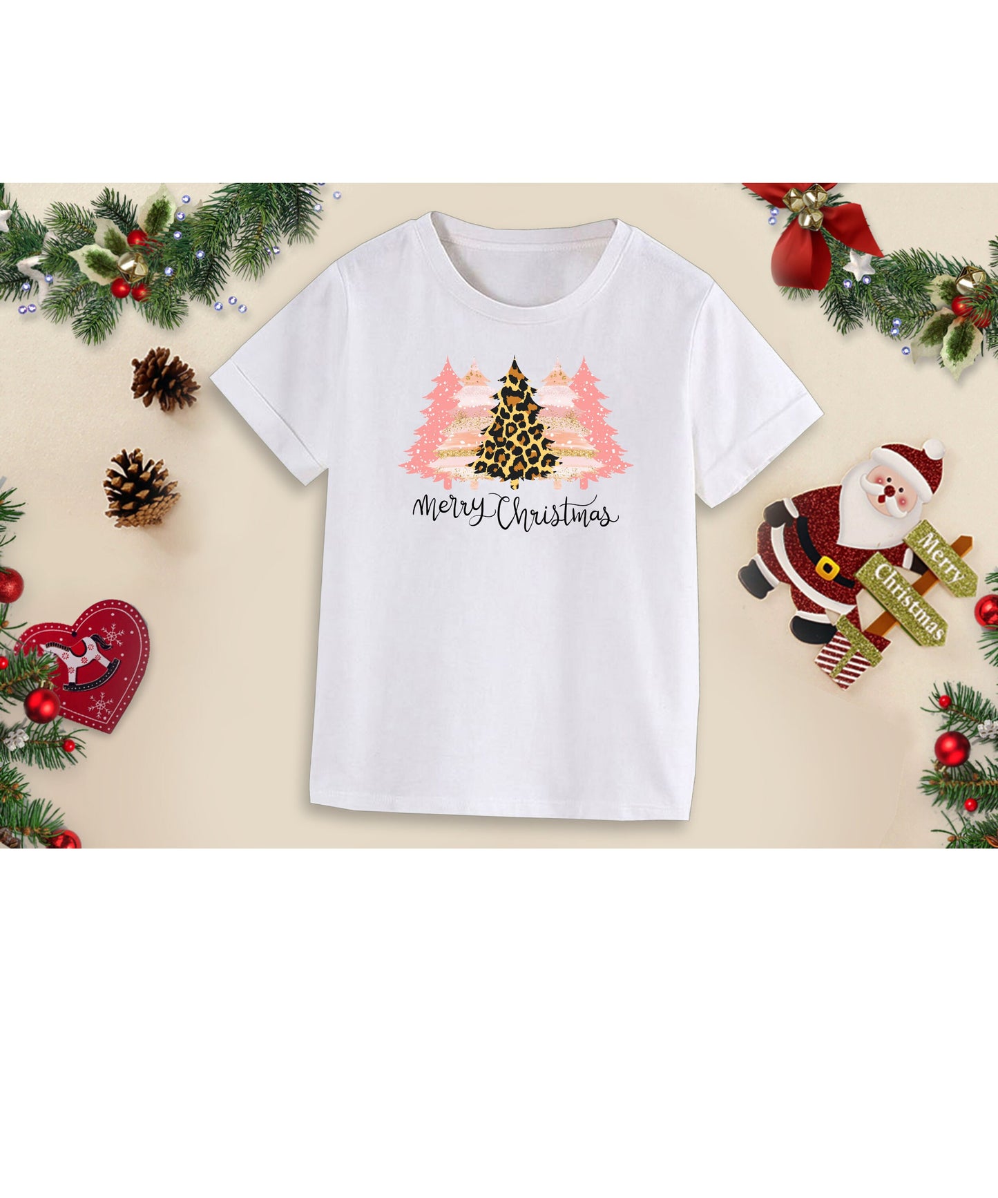 Children’s Christmas T Shirt, Christmas Tree T Shirt, Personalised Top, Christmas Top, Custom Christmas T Shirt