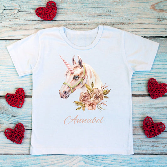 Unicorn Birthday T Shirt, Valentine’s Day kids t shirt, Valentine’s Day gift for kids, kids t shirt, girls t shirt, Birthday T Shirt