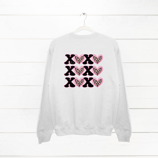 XOXO Sweatshirt, Cute Jumper, Valentine's Jumper, Women's Jumper, Valentine's Sweatshirt, Coffee Sweater, Gift for Her, Gift for Mum