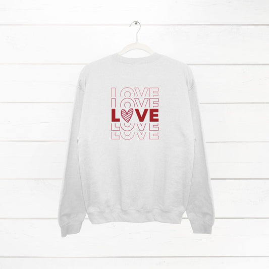 Love Sweatshirt, Cute Jumper, Valentine's Jumper, Women's Jumper, Valentine's Sweatshirt, Coffee Sweater, Gift for Her, Gift for Mum