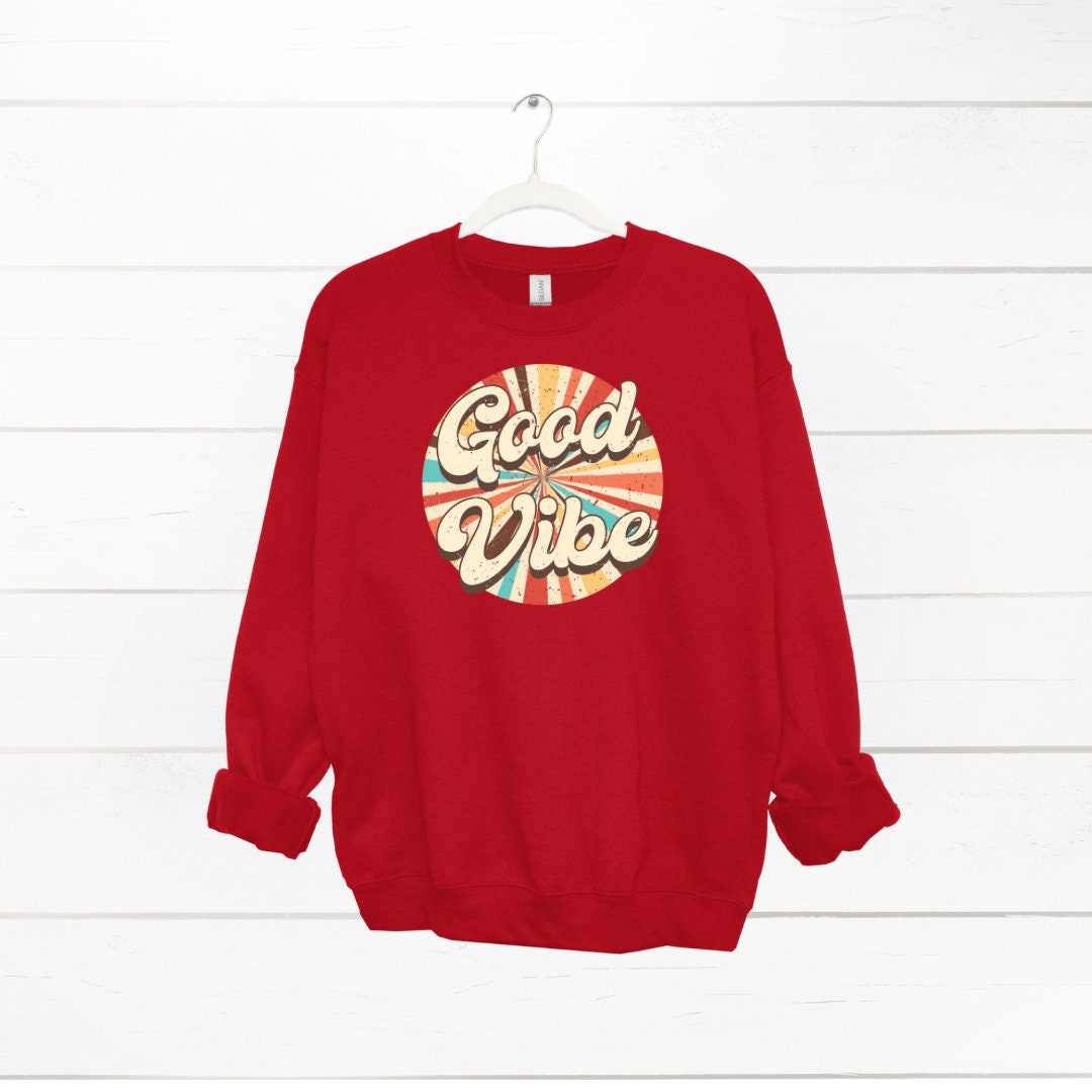 Good Vibe Sweatshirt, Cute Jumper, Mental Health Sweater, Mental Health Jumper, Gift for Mum, Gift for Her